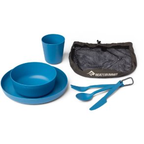 Sea to Summit Camp Dinnerware Set w/ Mesh Sack Cendre Blue