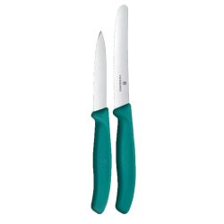 Victorinox Classic Paring Knife Set, 2-pak Turkis